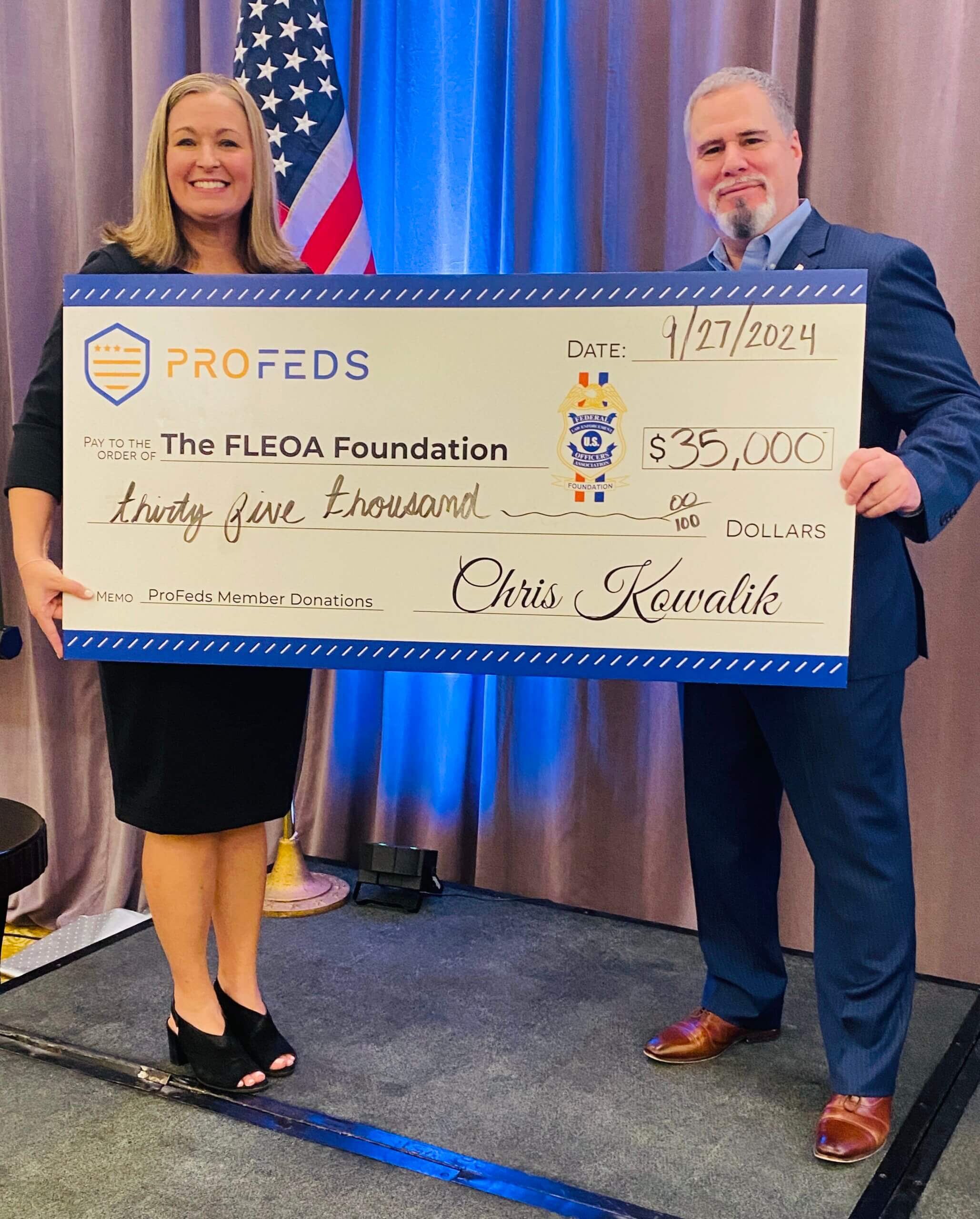 PROFEDS Raises PROFEDS Raises $35,000 For The F.L.E.O. Foundation